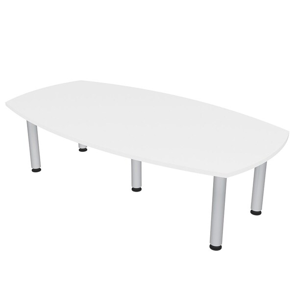 Skutchi Designs 45 in W, 84 in L, 29 in H, Engineered Wood Top, White HAR-ABOT-46X84-PT-09 - main